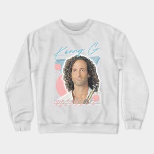 Kenny G / Retro Faded-Style Aesthetic Fan Art Design Crewneck Sweatshirt